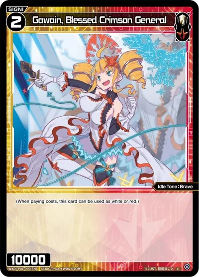 Gawain, Blessed Crimson General
