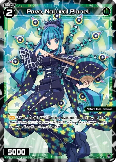 Pavo, Natural Planet (Parallel Foil)