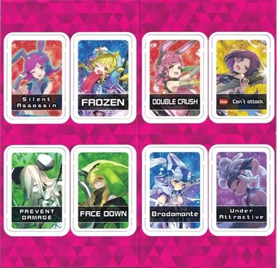 Glowing Diva Punch Card Token Sheet