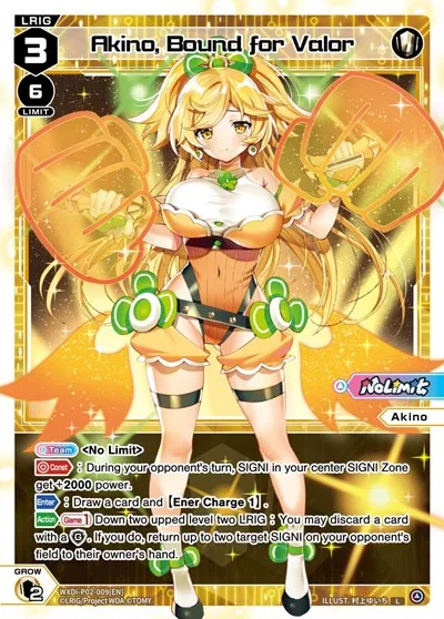 Akino, Bound for Valor