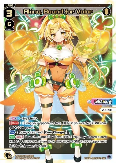 Akino, Bound for Valor (SCR)