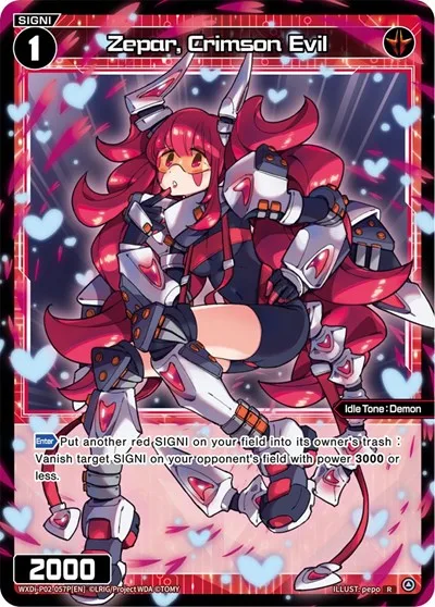 Zepar, Crimson Evil (Parallel Foil)