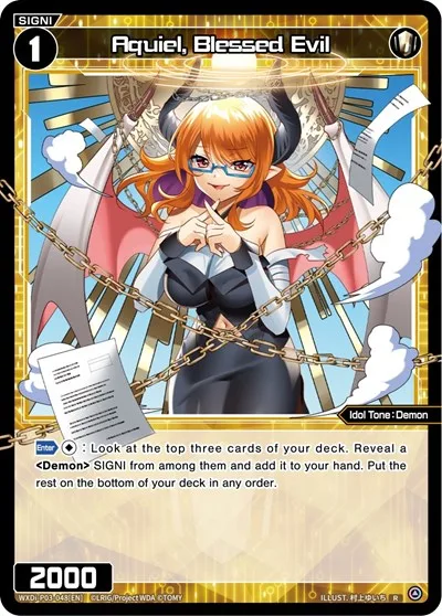 Aquiel, Blessed Evil