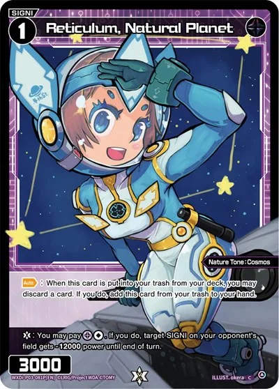 Reticulum, Natural Planet (Parallel Foil)