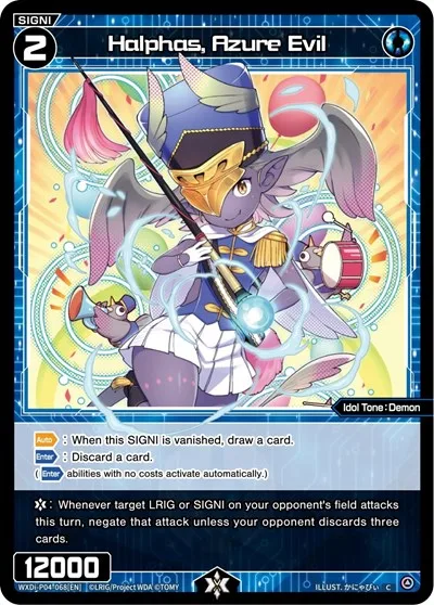 Halphas, Azure Evil