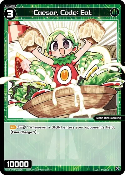 Caesar, Code: Eat