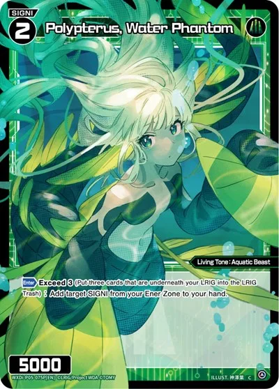 Polypterus, Water Phantom (Parallel Foil)