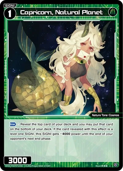 Capricorn, Natural Planet