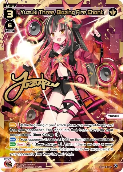Yuzuki Three, Blazing Fire Chant (LRP)