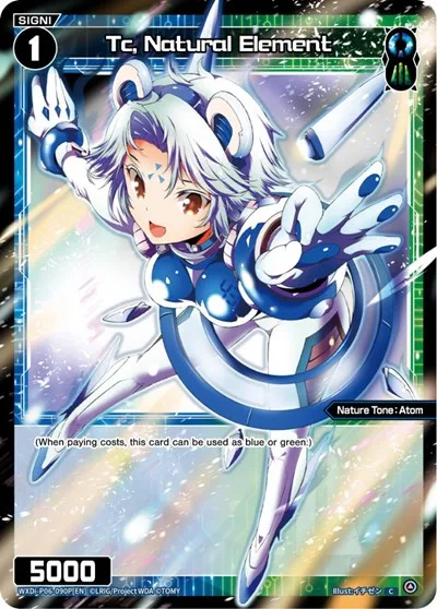 Tc, Natural Element (Parallel Foil)