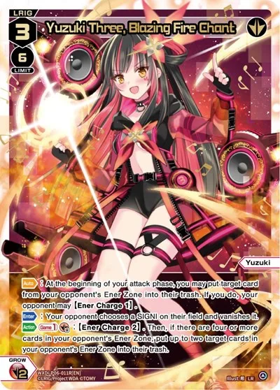 Yuzuki Three, Blazing Fire Chant (LR)