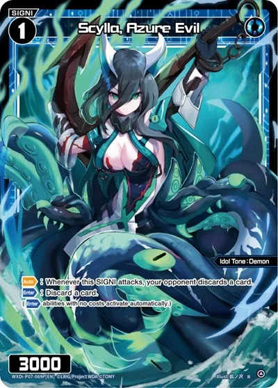 Scylla, Azure Evil (Parallel Foil)