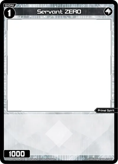 Servant ZERO (Foil) // [Virus] (Non-Foil)