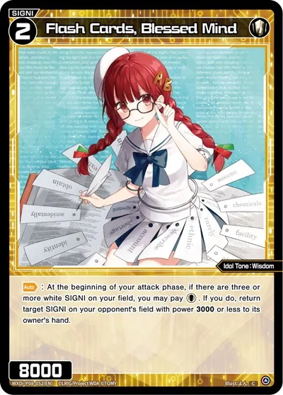 Flash Cards, Blessed Mind
