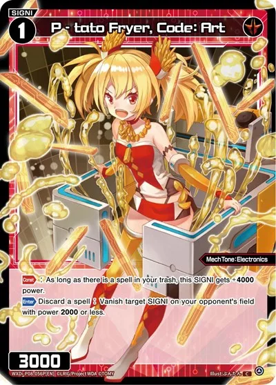 P - tato Fryer, Code: Art (Parallel Foil)